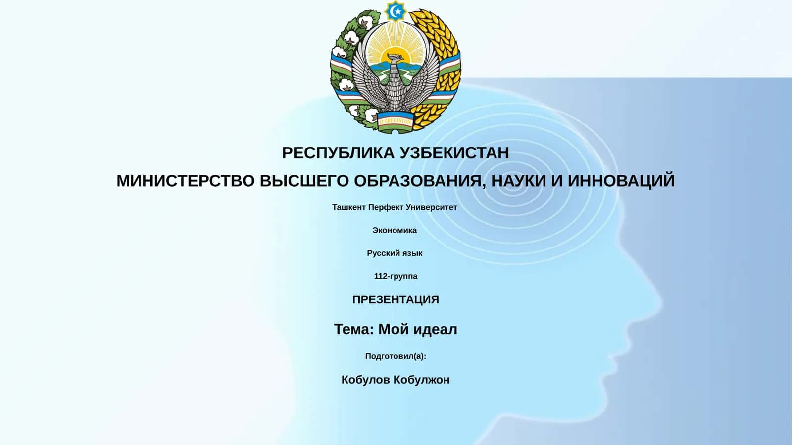 Мой идеал
