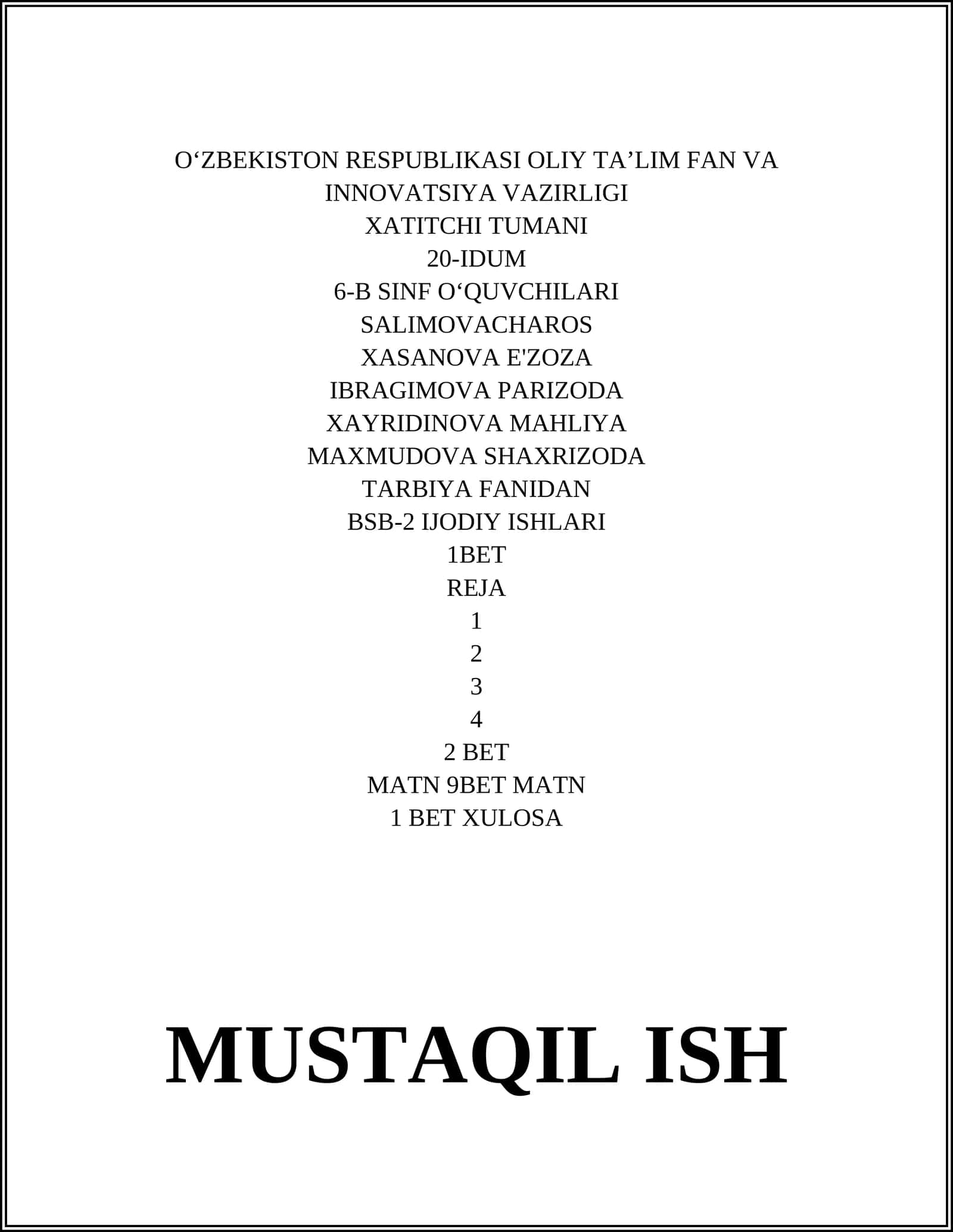 Oila kutubxonasi uchun kitob tanlash