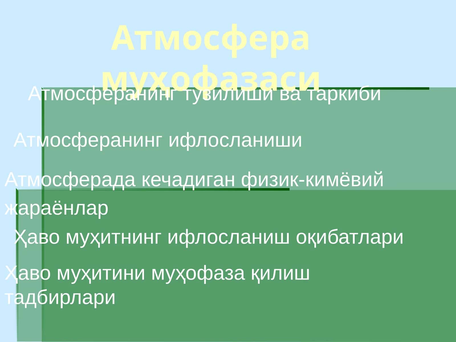 Атмосфера муҳофазаси