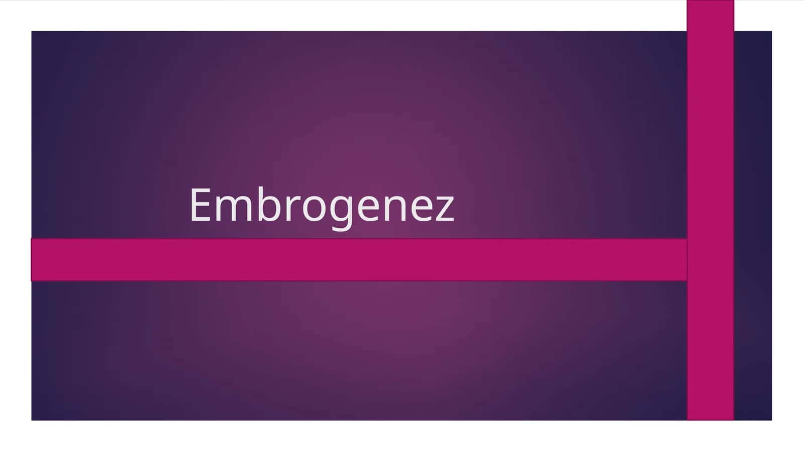 Embrogenez