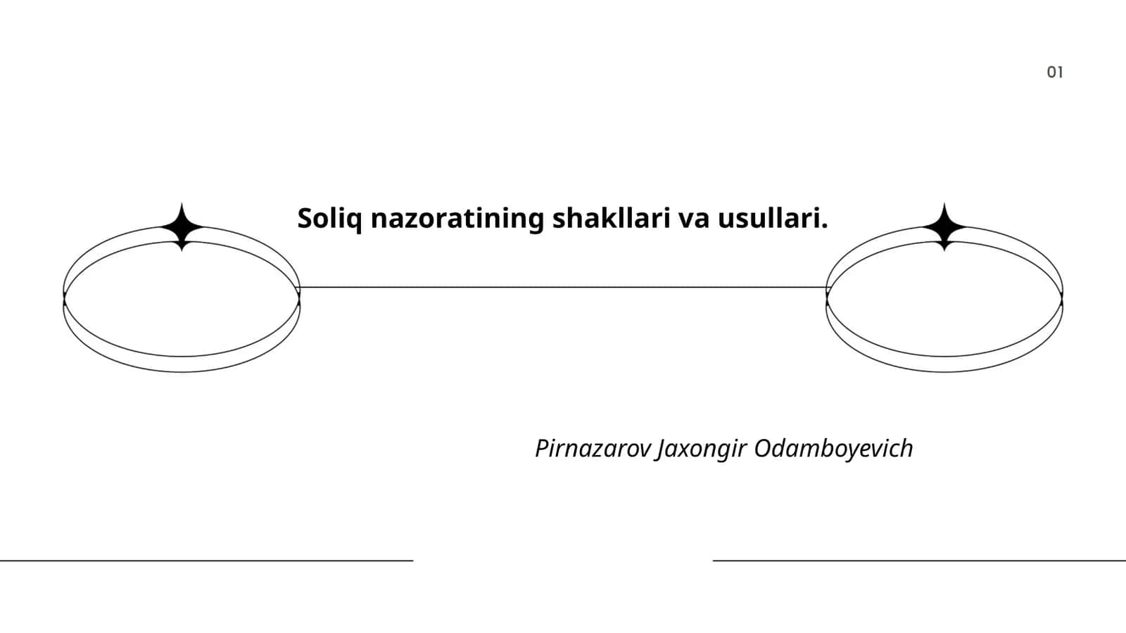 Soliq nazoratining shakllari va usullari