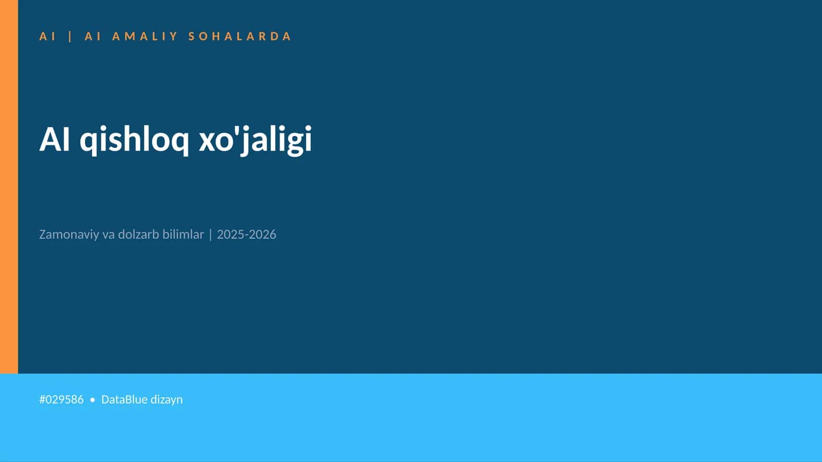 AI qishloq xo'jaligi