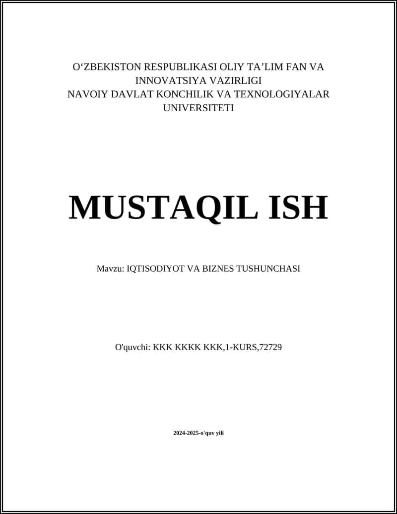 Bozor iqtisodiyoti
