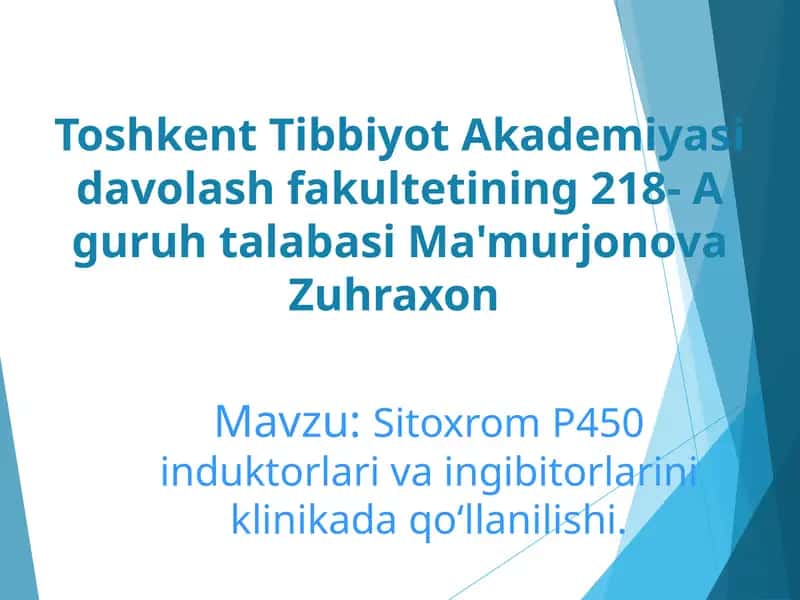 Sitoxrom P450 indüktorlari va inhibitörlari
