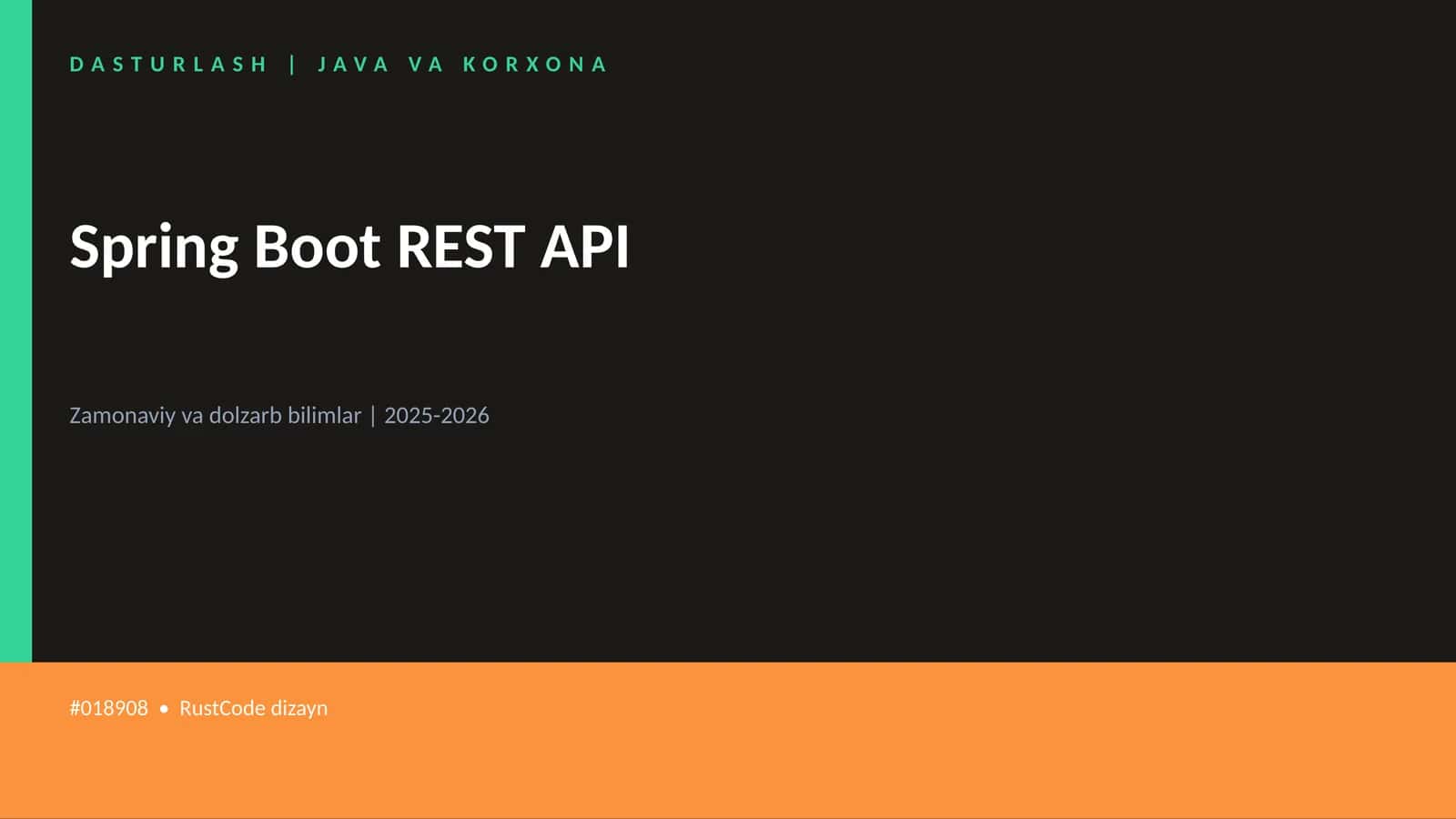 Spring Boot REST API