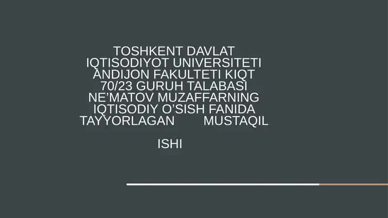 Ispaniya va uning iqtisodiy rivojlanishi