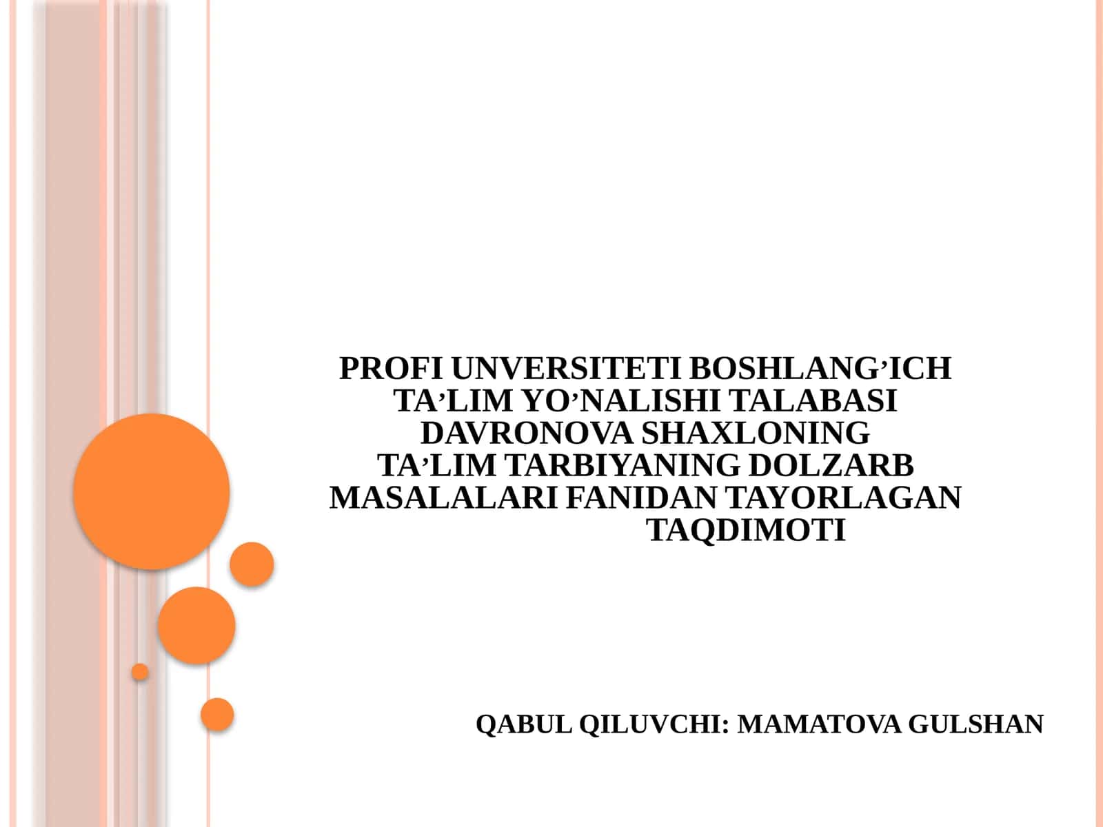 Oilada sog‘lom bola tarbiyasidagi o‘zaro munosabatlarning pedagogik-psixologik munosabatlari