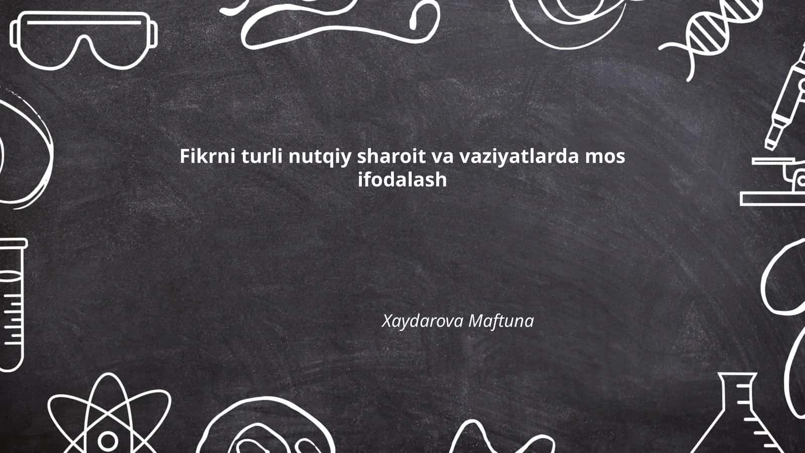 Kundalik suhbatlar