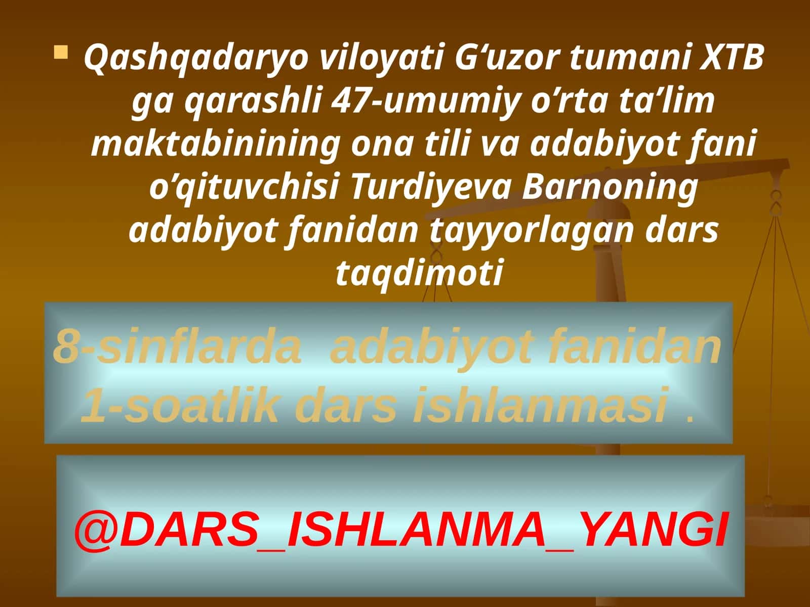“ASQAD MUXTORNING ”CHINOR” ROMANI”