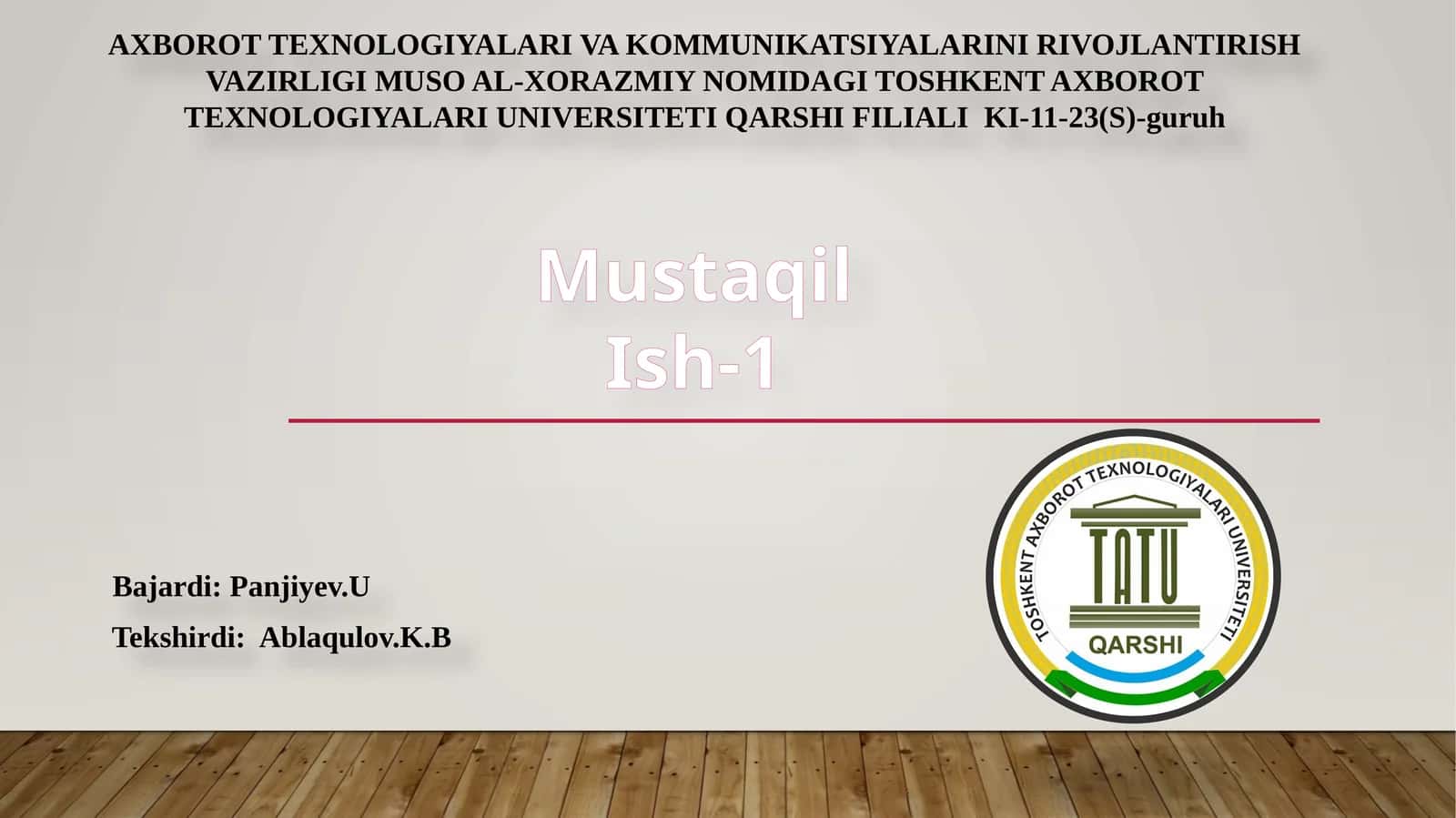 Ma’lumotlarning sozlangan turlari