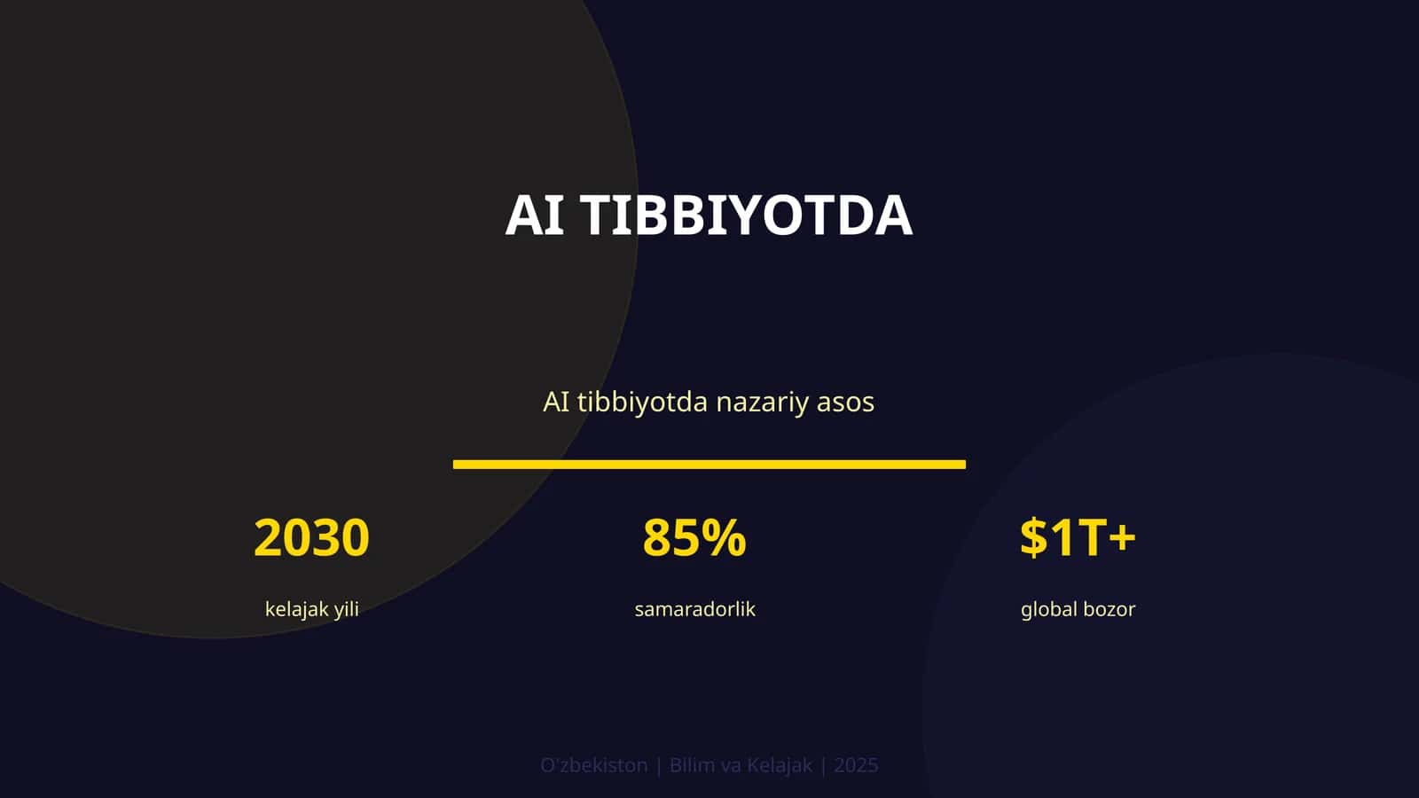 AI tibbiyotda