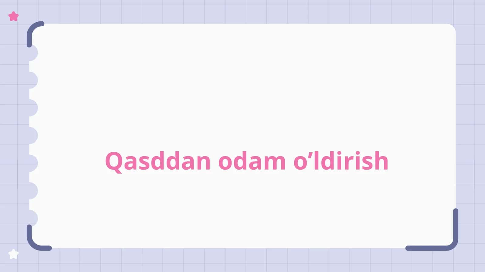 Qasddanodamo’ldirish