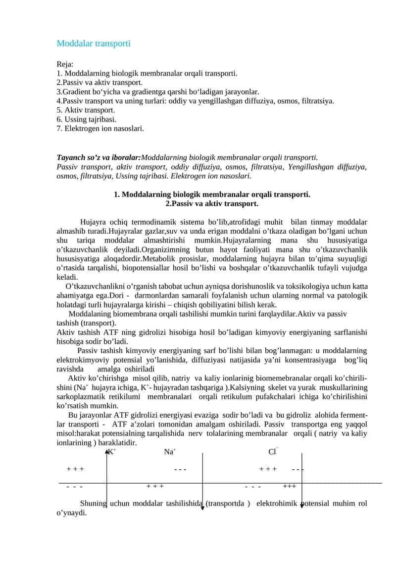 Hujayra transporti