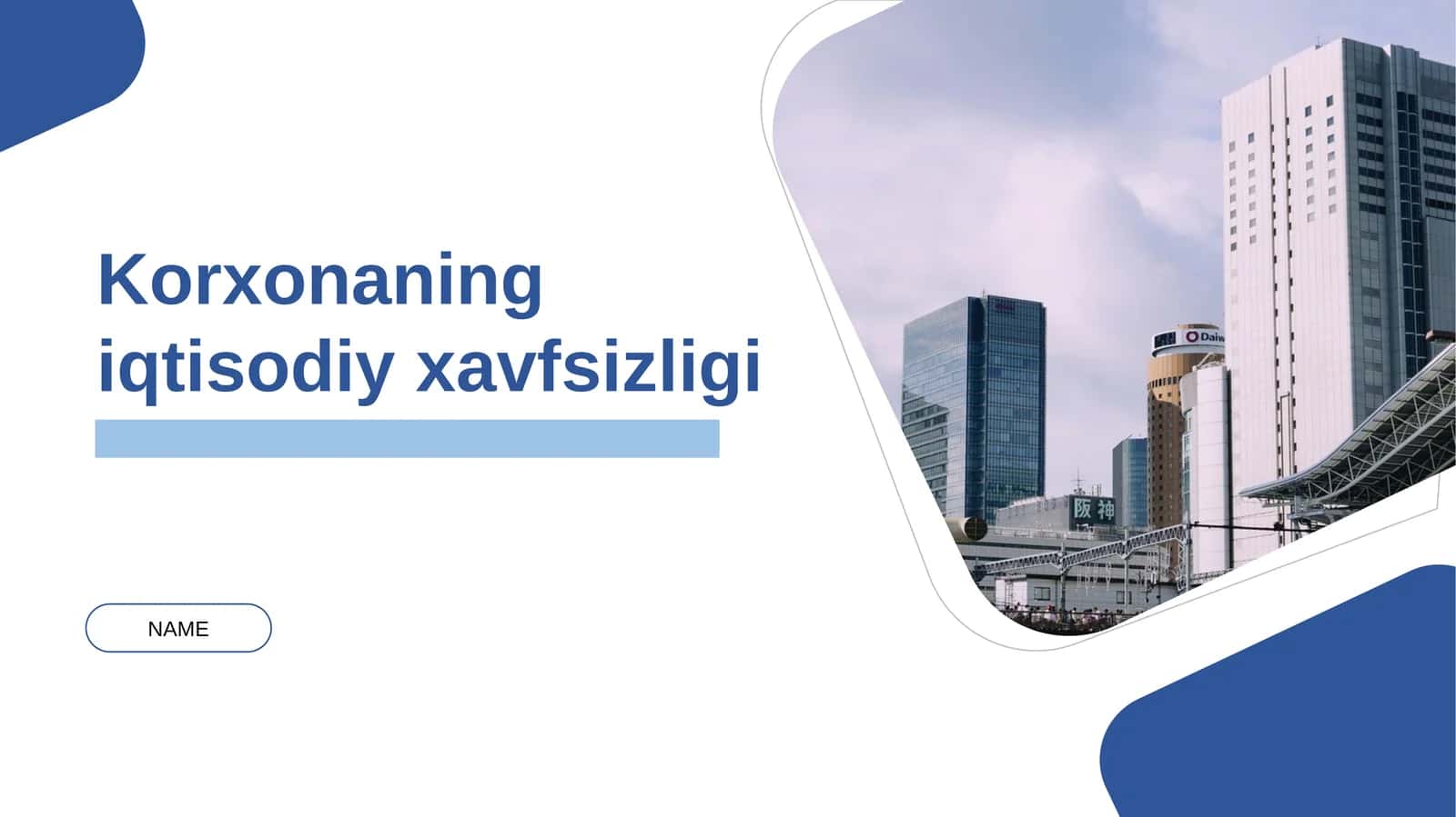 Korxonaning iqtisodiy xavfsizligi