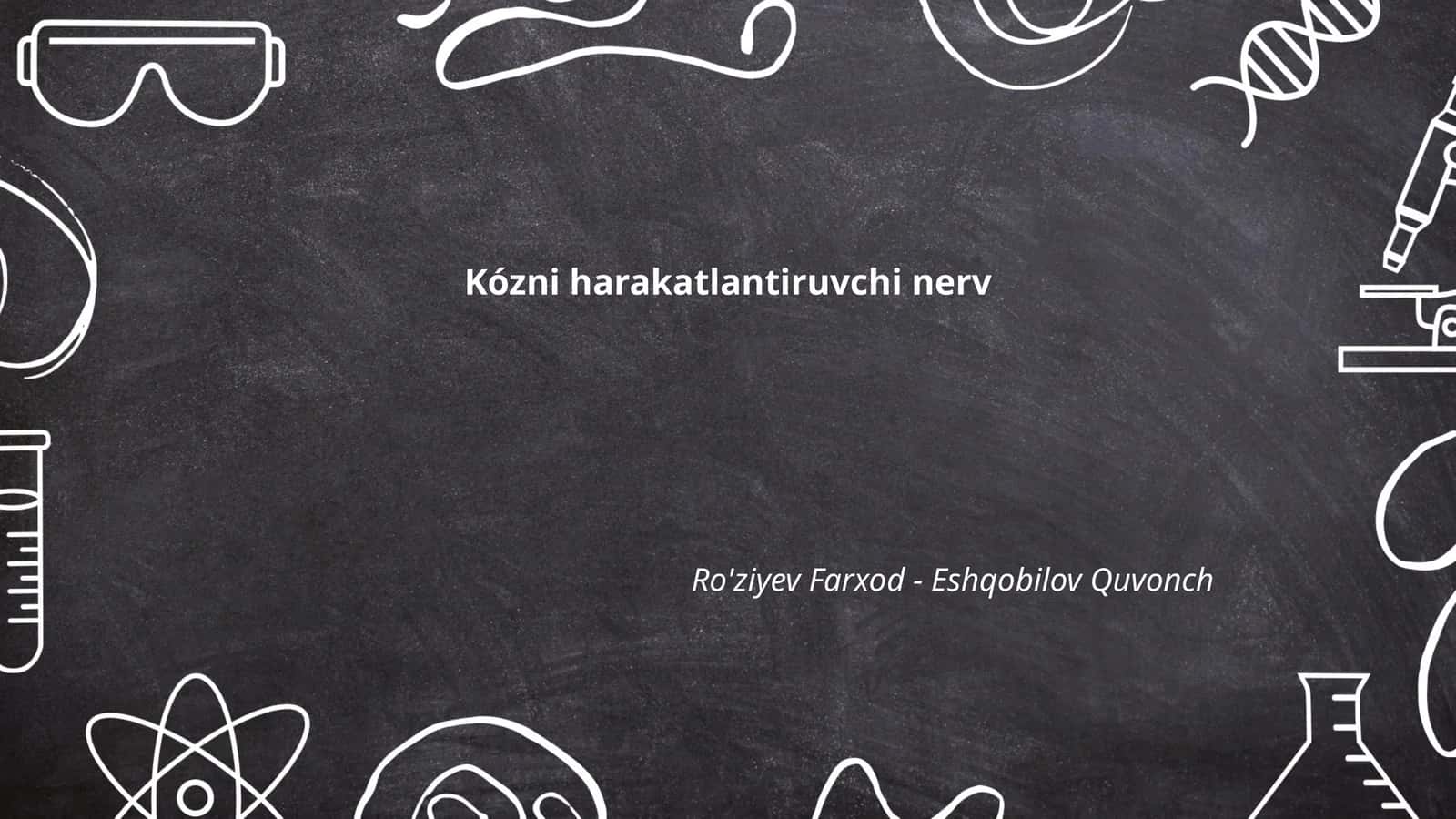 Kózni harakatlantiruvchi nerv