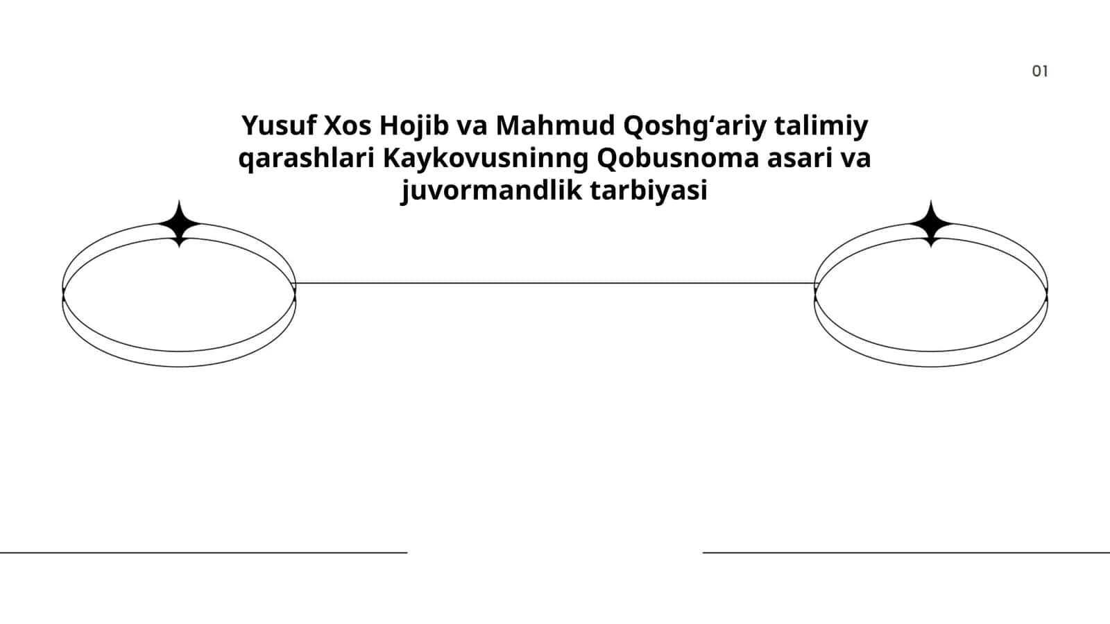 Yusuf Xos Hojib va Mahmud Qoshgʻariy talimiy qarashlari Kaykovusninng Qobusnoma asari va juvormandlik tarbiyasi