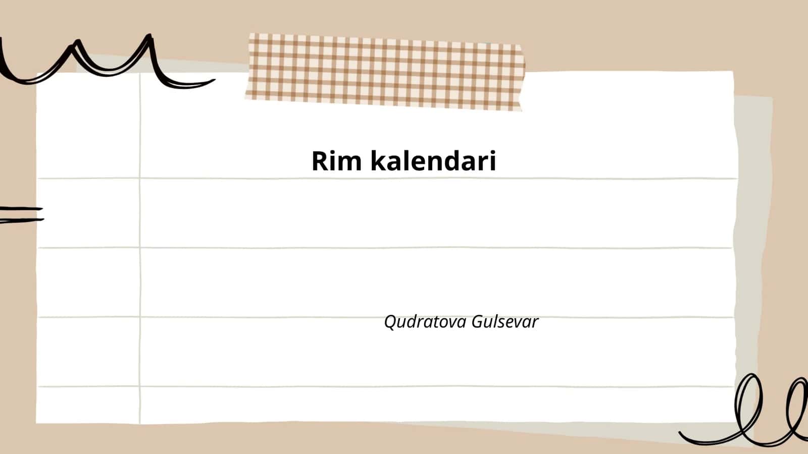 Rim kalendari