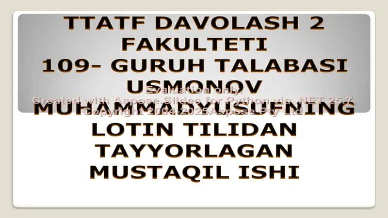 Standart Retseptura Formulirovkalar