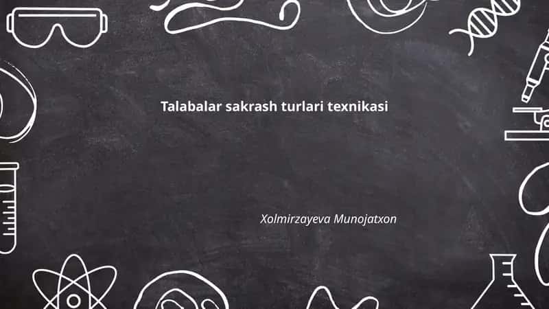 Talabalar sakrash turlari texnikasi
