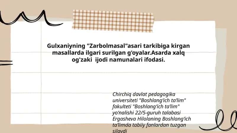 Zarbolmasal