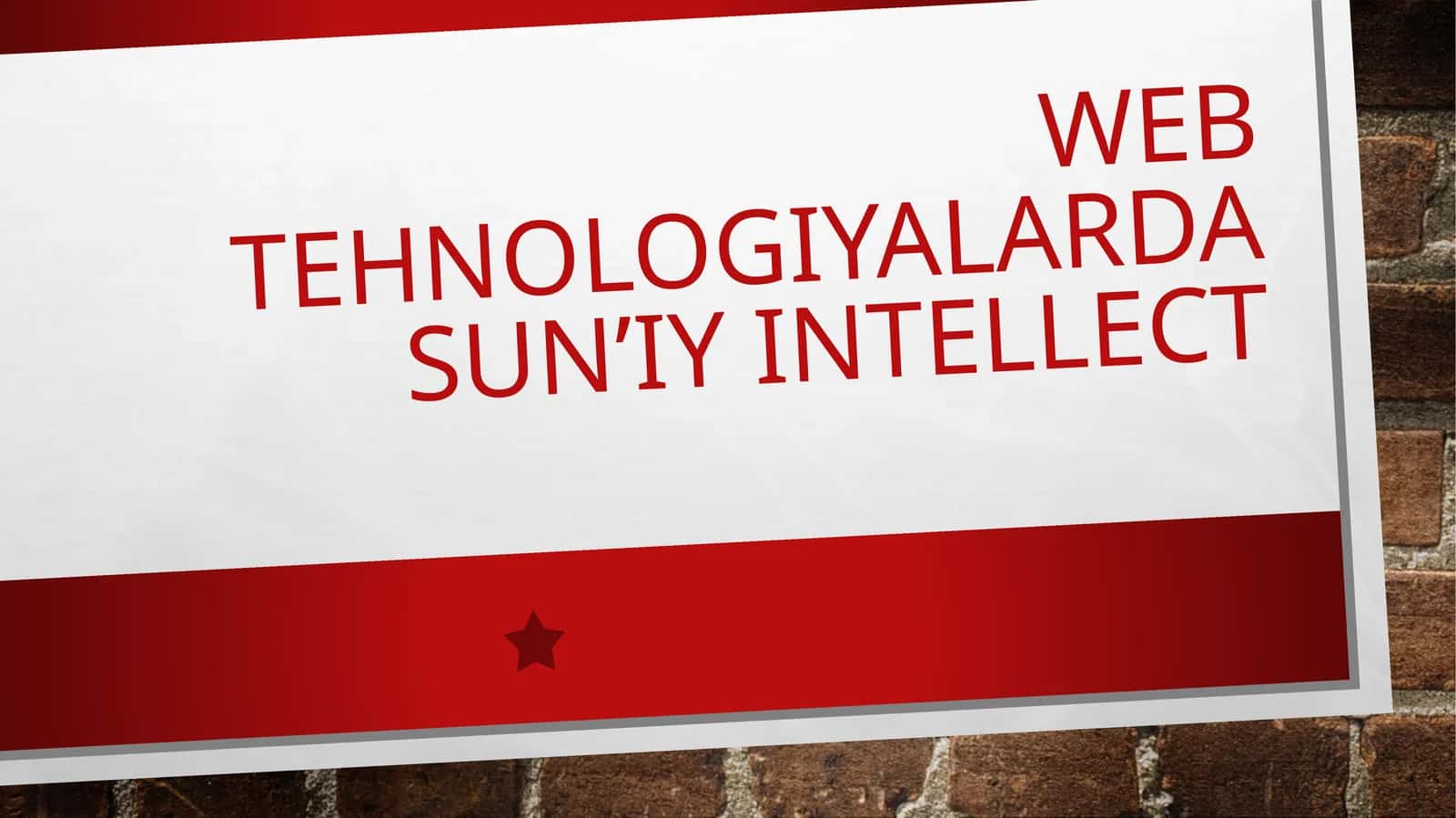 Sun’iy intellect