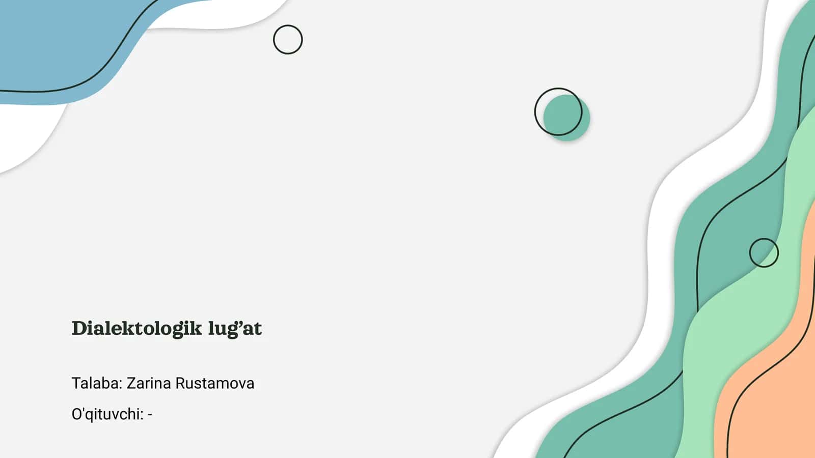 Dialektologik lug’at