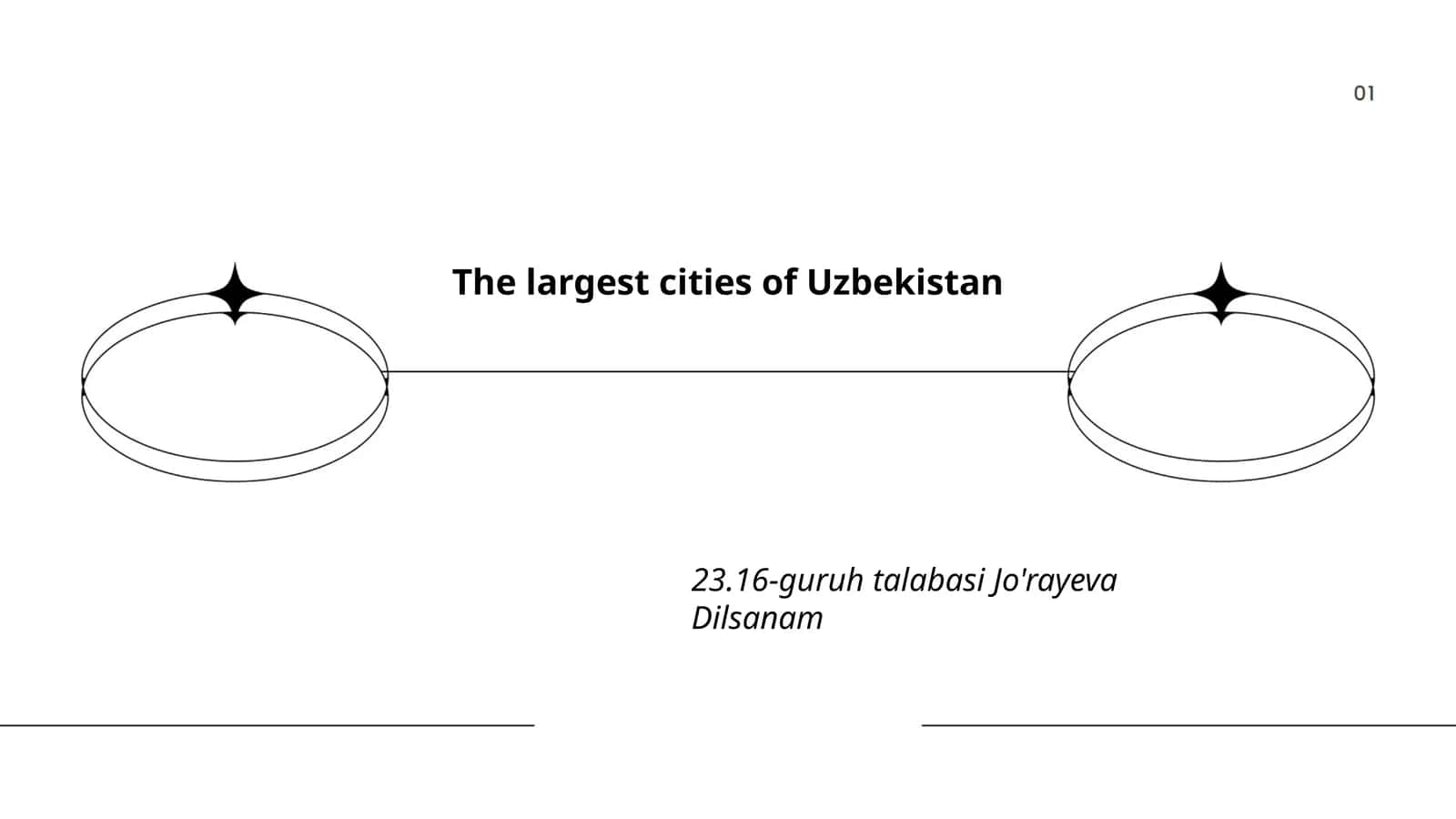 The largest cities of Uzbekistan