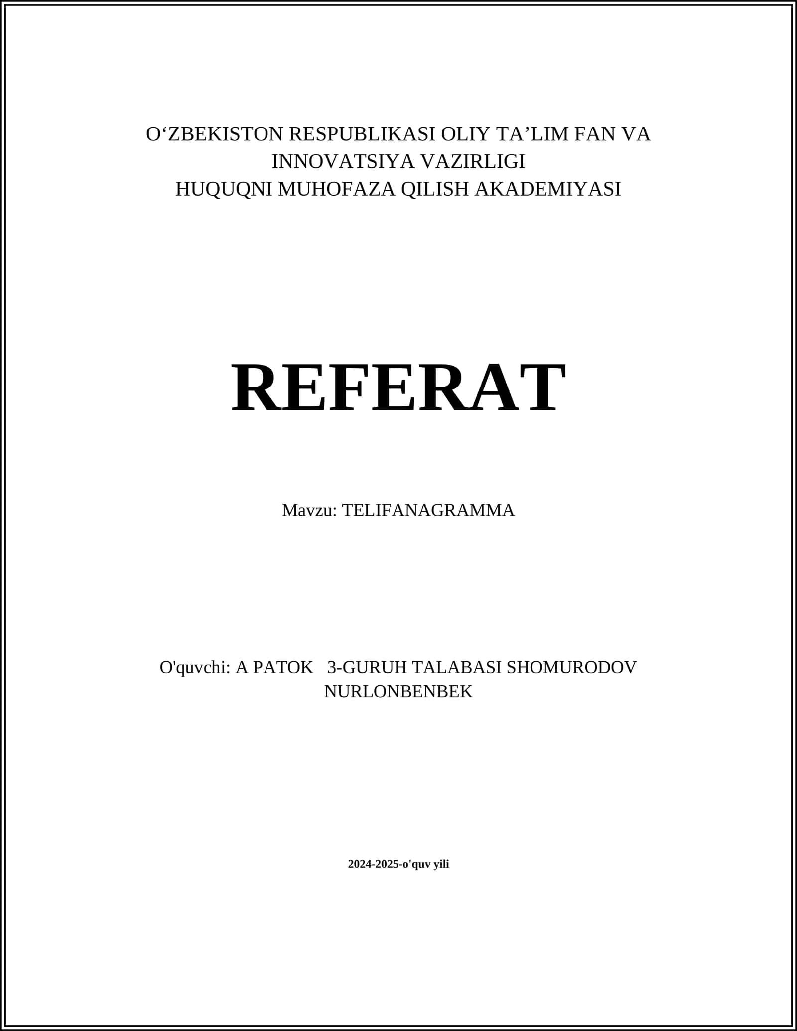 TELIFANAGRAMMA