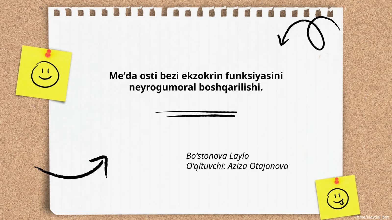 Meʼda osti bezi ekzokrin funksiyasini neyrogumoral boshqarilishi