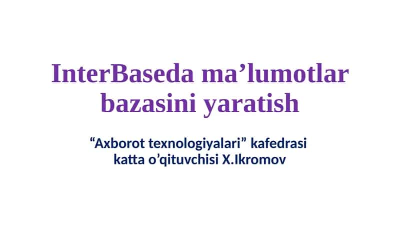 InterBase
