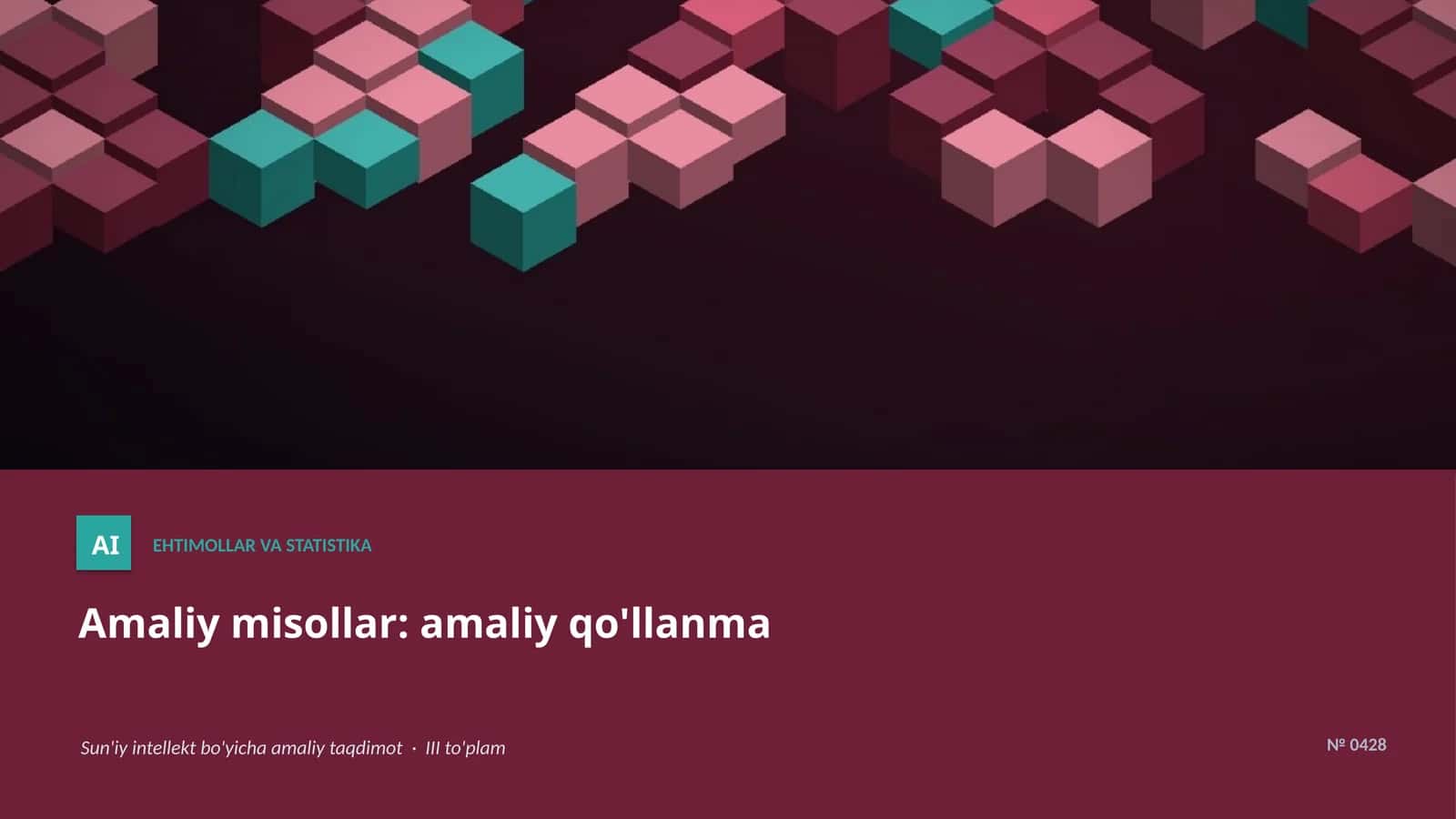 Ehtimollar va Statistika