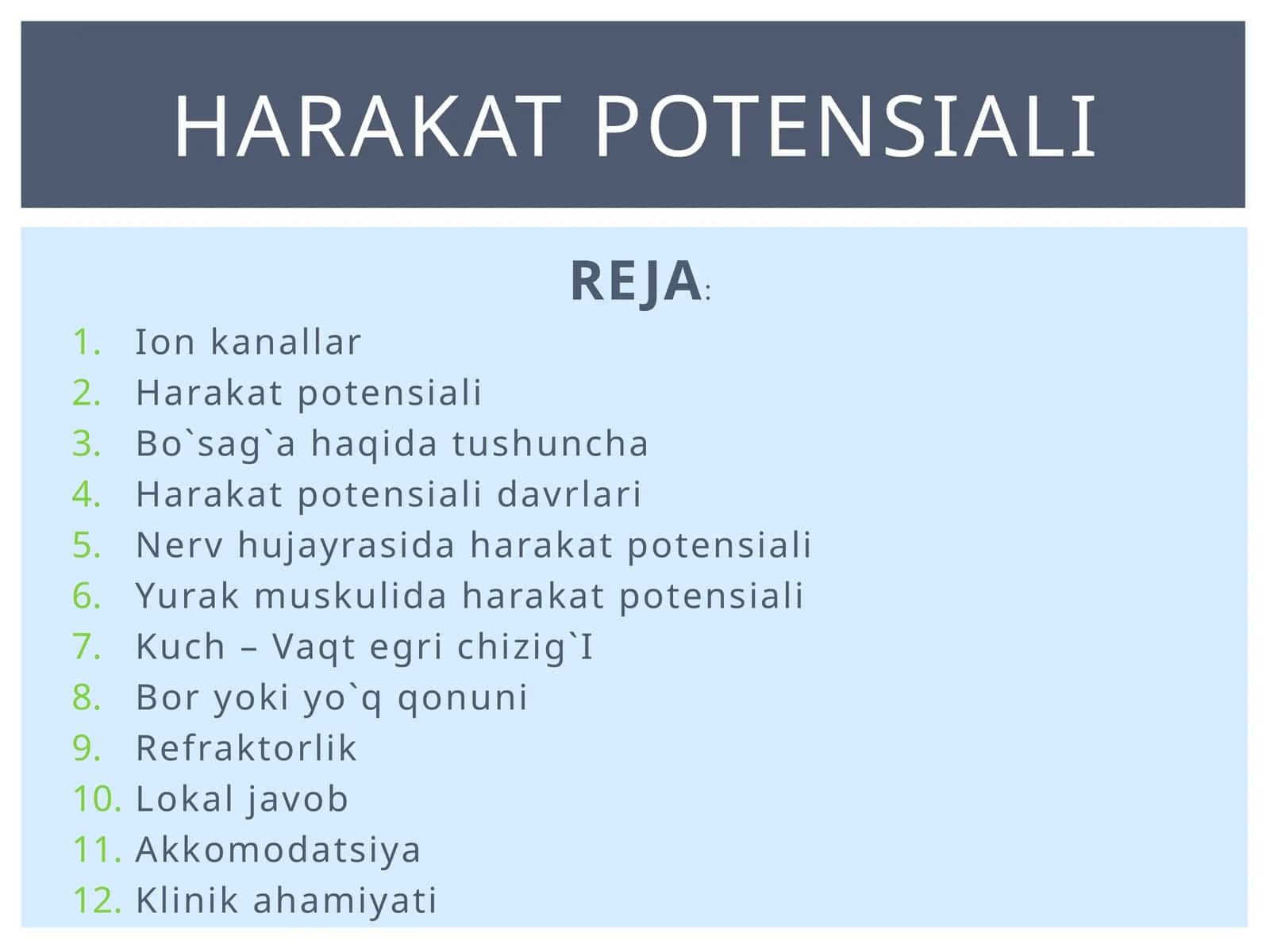 Harakat potensiali