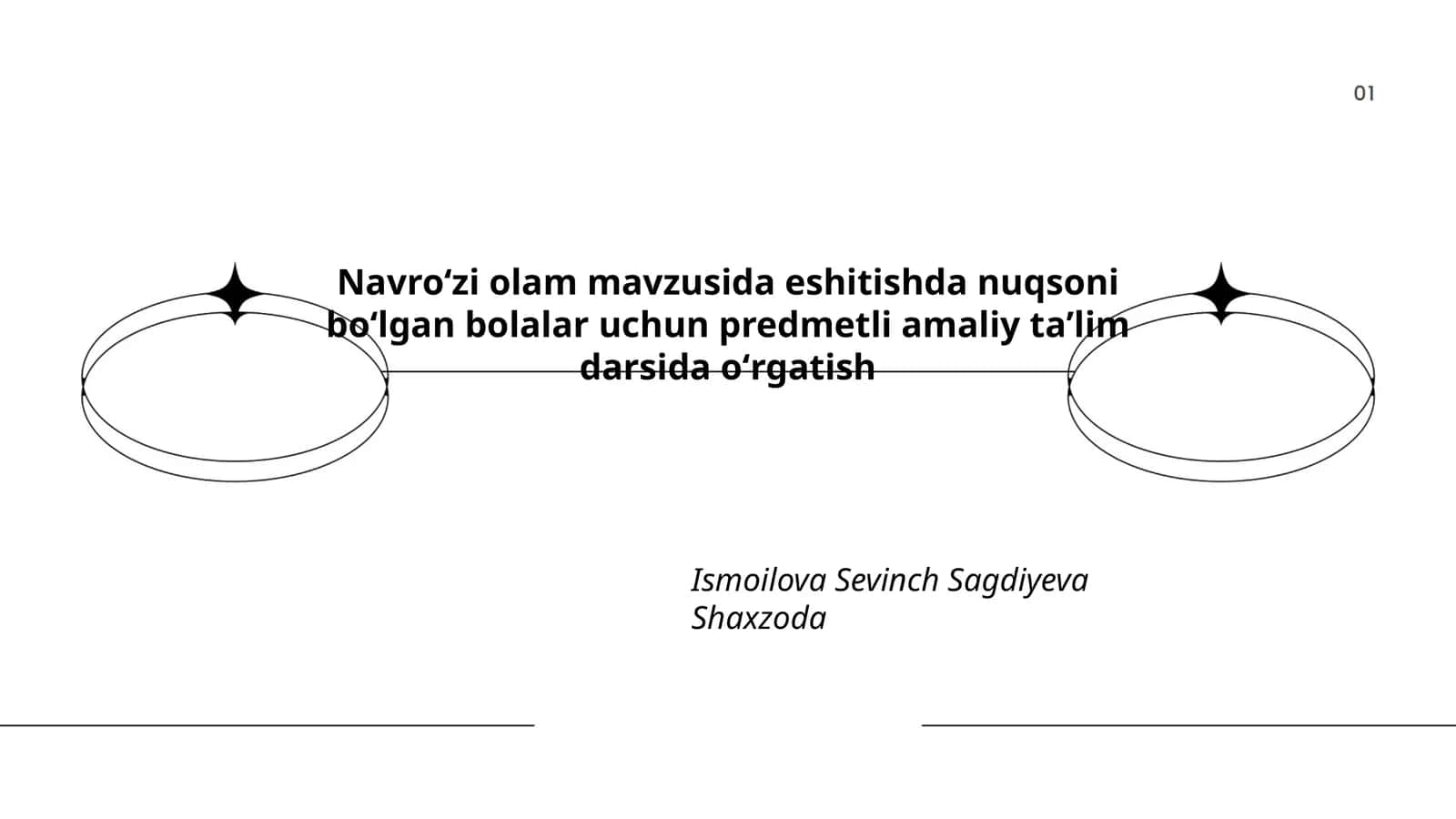 Navroʻzi olam mavzusida eshitishda nuqsoni boʻlgan bolalar uchun predmetli amaliy taʼlim darsida oʻrgatish