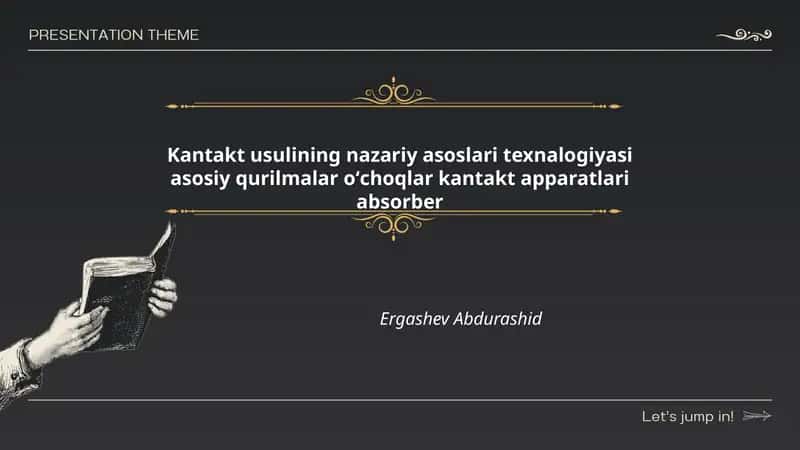 Kontakt usulining nazariy asoslari