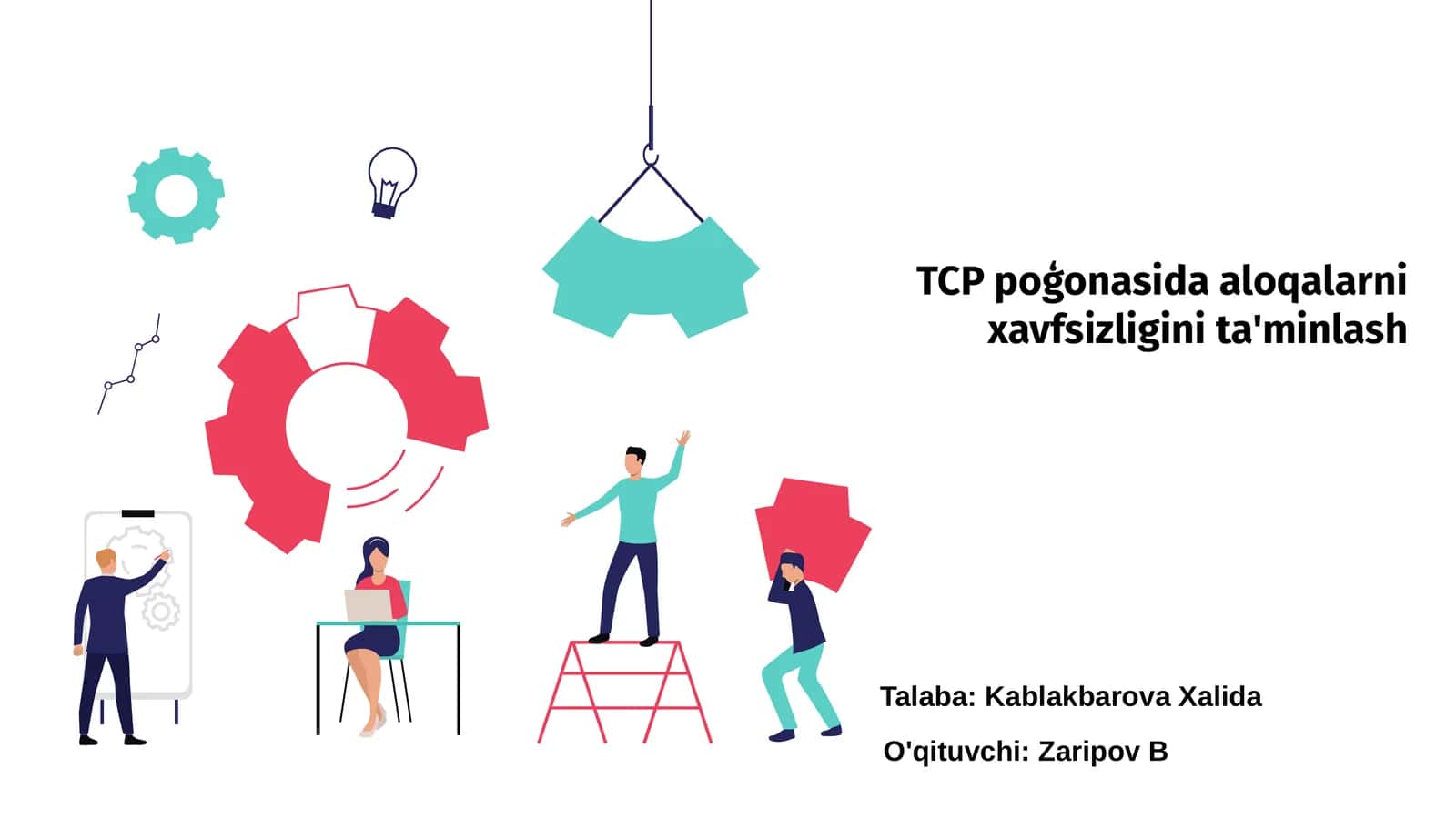 TCP poģonasida aloqalarni xavfsizligini ta'minlash