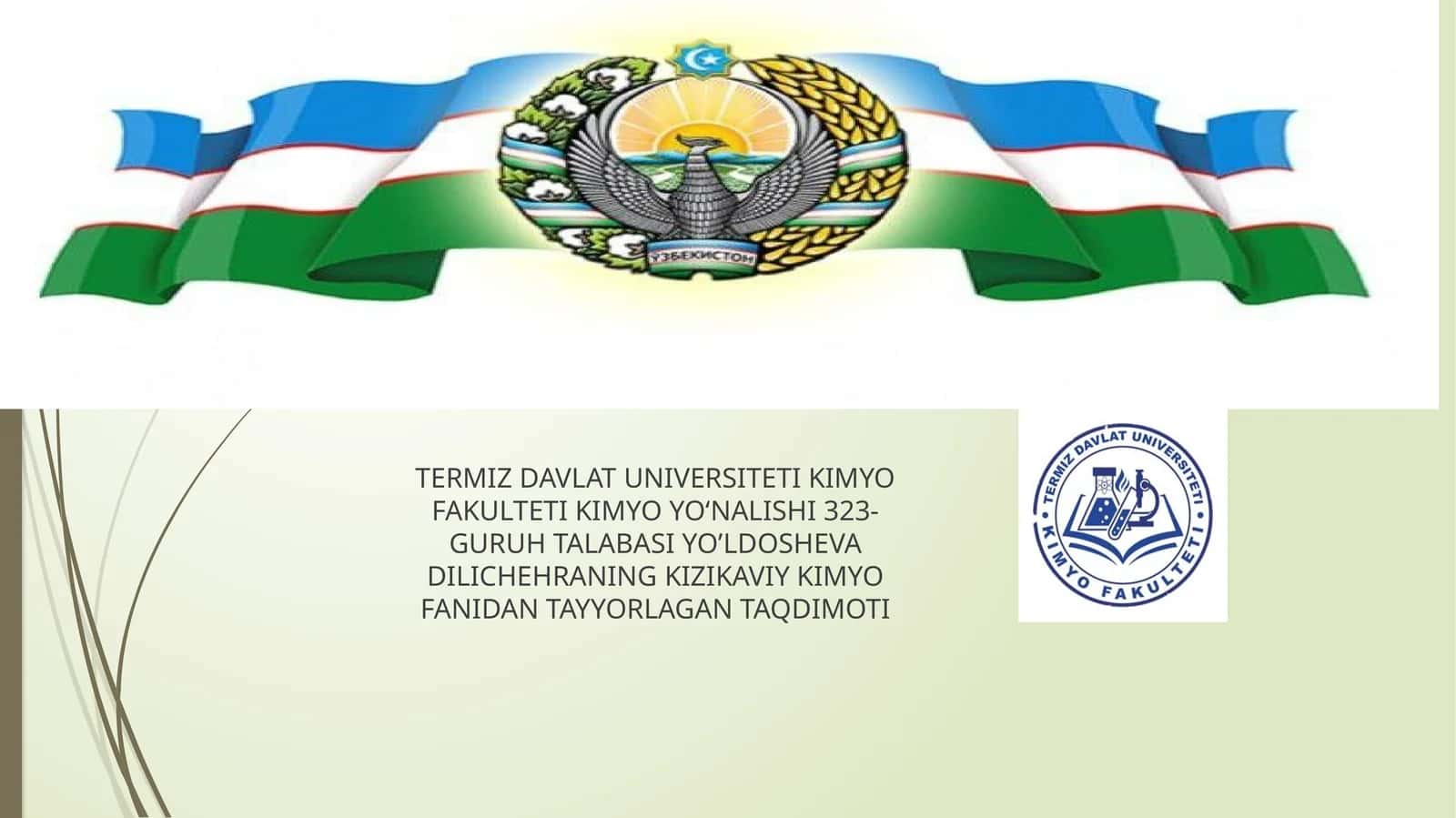 TERMODINAMIKA NING RIVOJLANISHI VA VAZIFALARI
