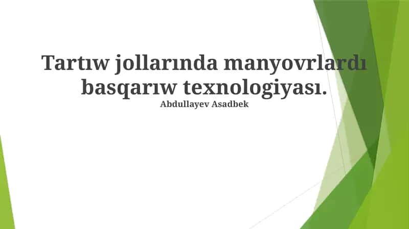 Innovaciyalıq texnologiyalar hám perspektivalar