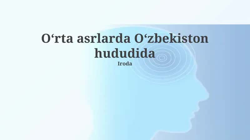 Oʻrta asrlarda Oʻzbekiston hududida