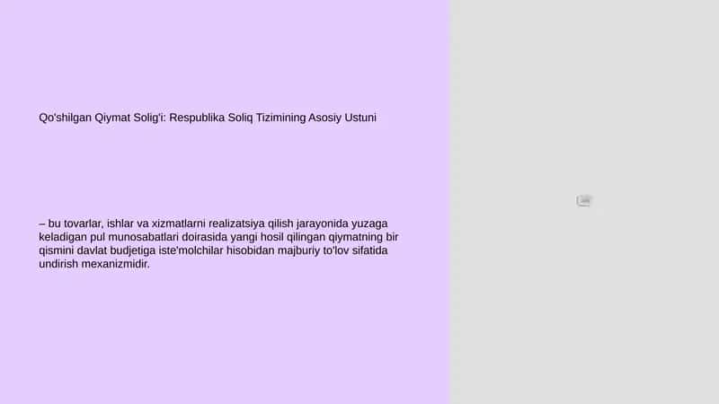 Qo'shilgan Qiymat Solig'i: Respublika Soliq Tizimining Asosiy Ustuni