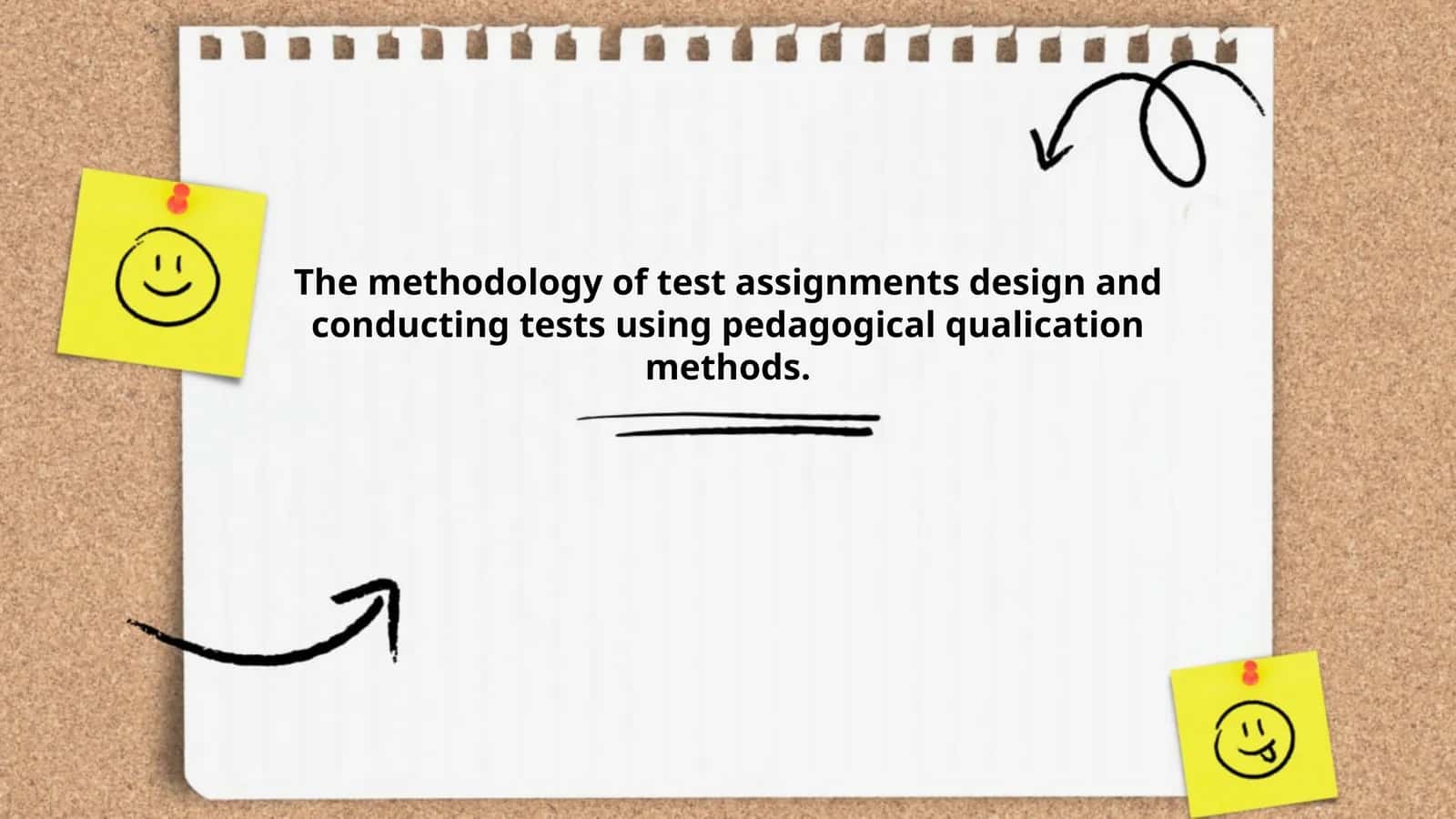 Methodology of Test Assignments Design