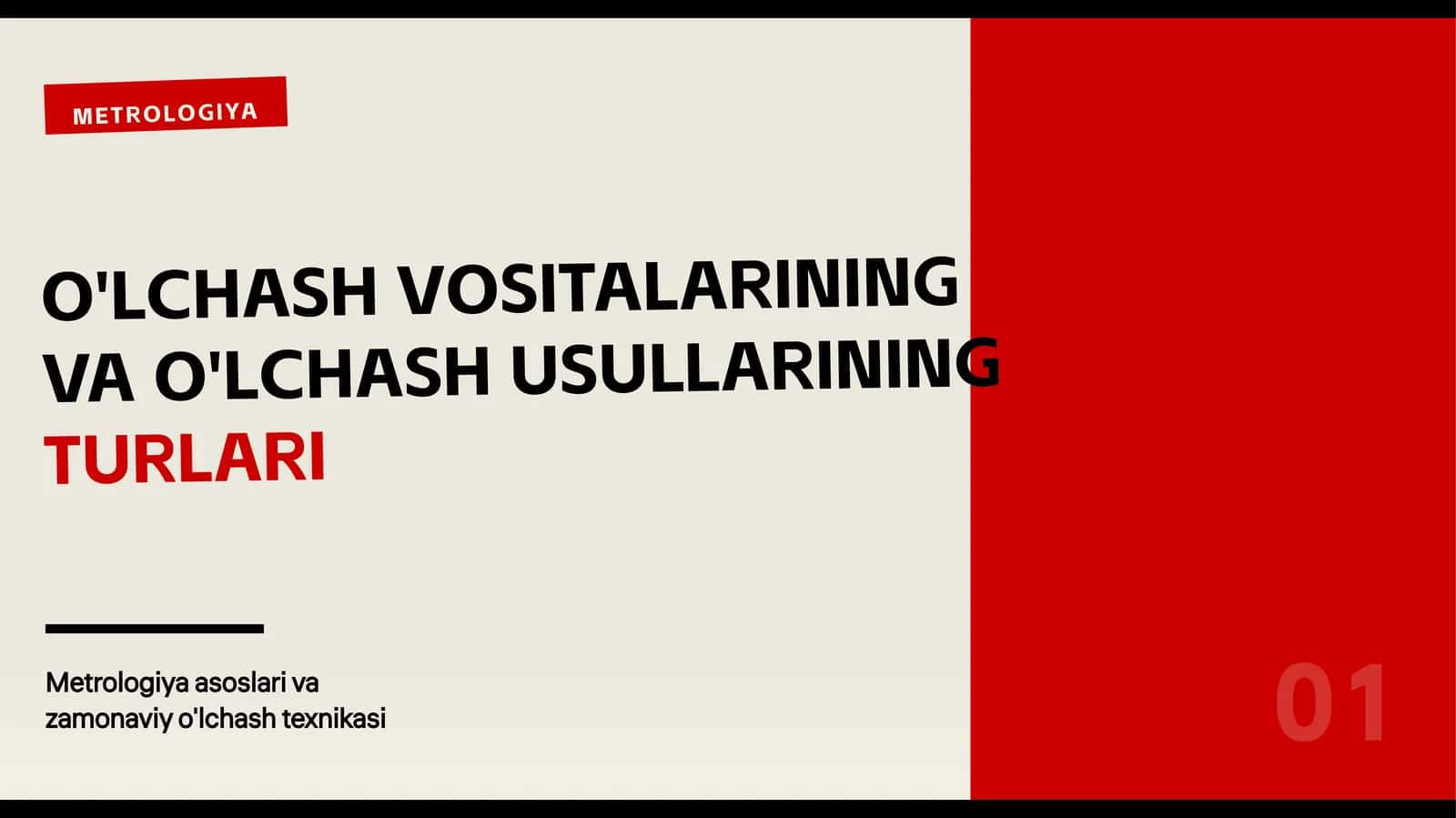 METROLOGIYA O'LCHASH VOSITALARINING VAO'LCHASH USULLARINING TURLARI