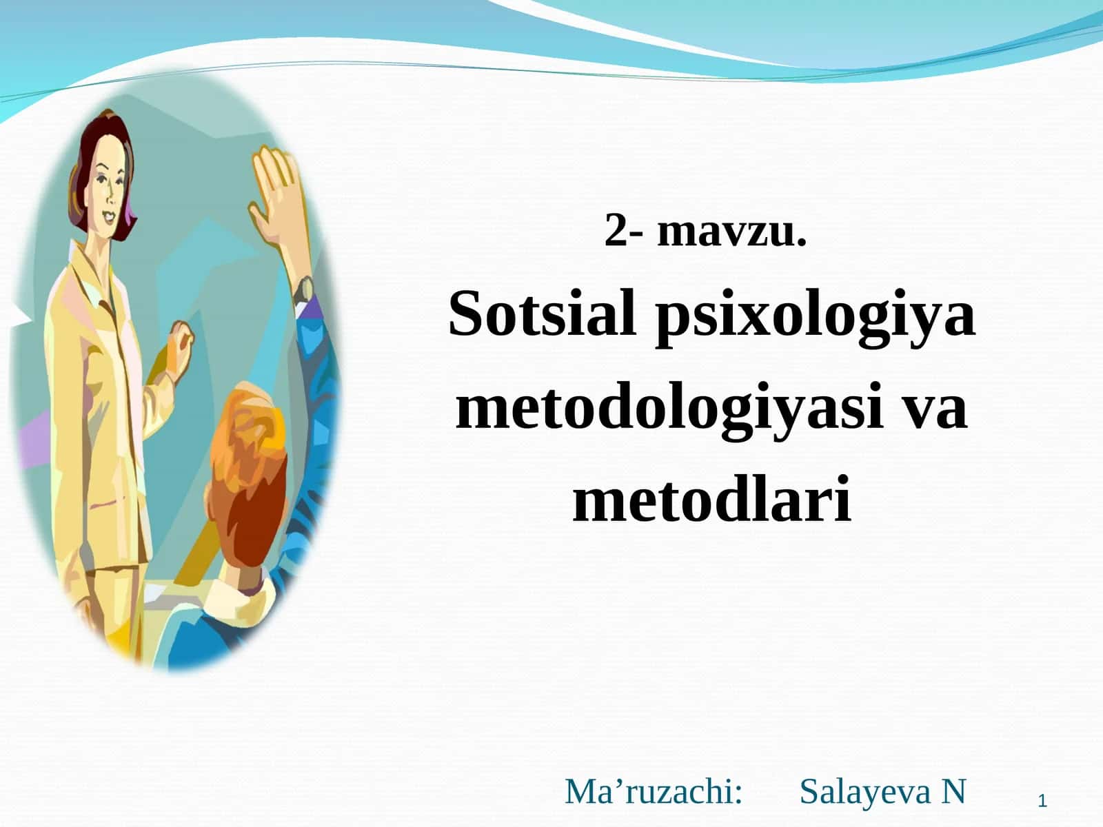 Sotsial psixologiyametodologiyasi va metodlari