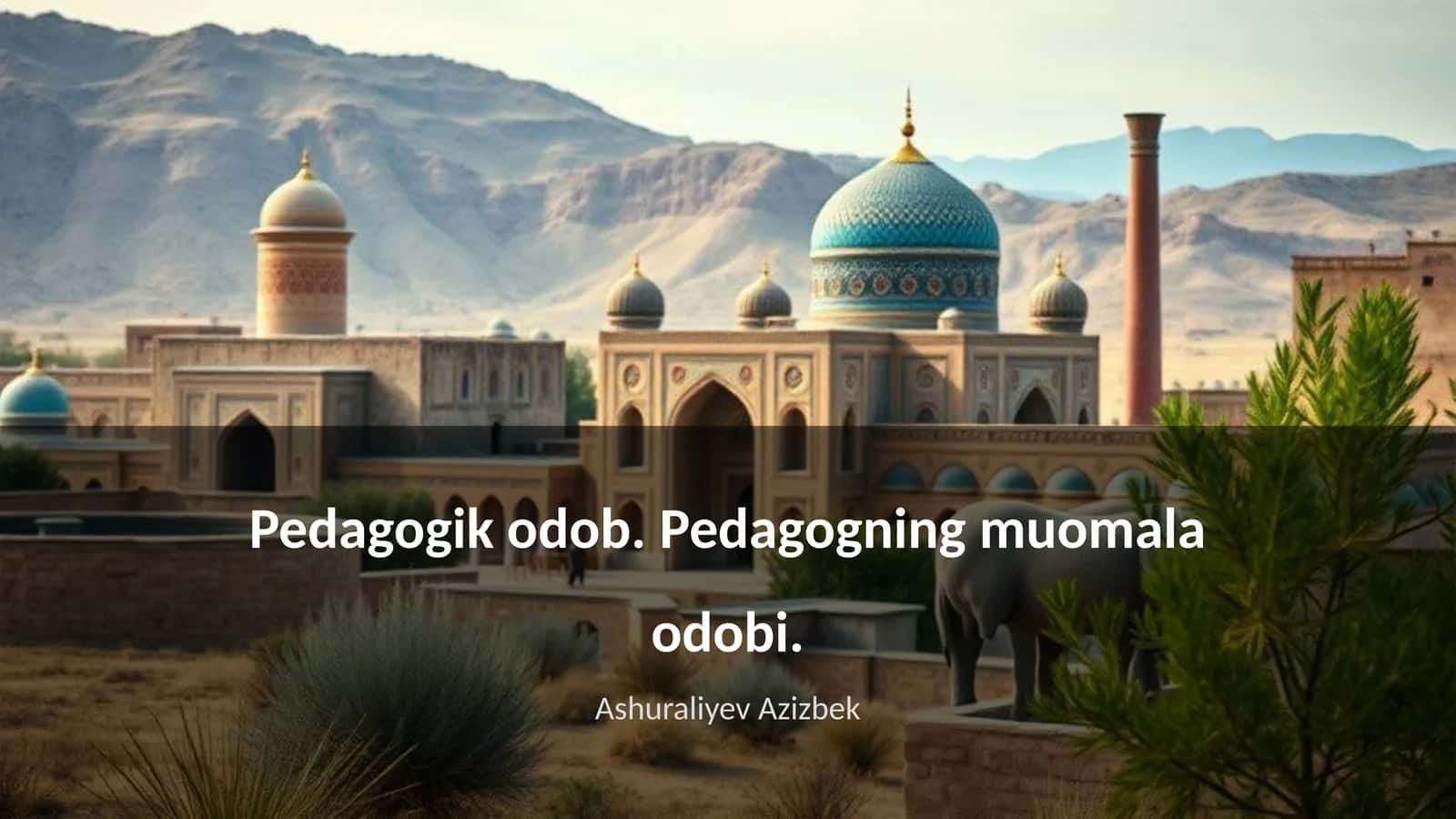 Pedagogik odob