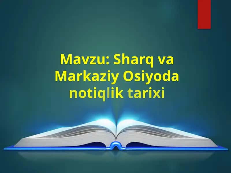Sharq va Markaziy Osiyoda notiqlik tarixi