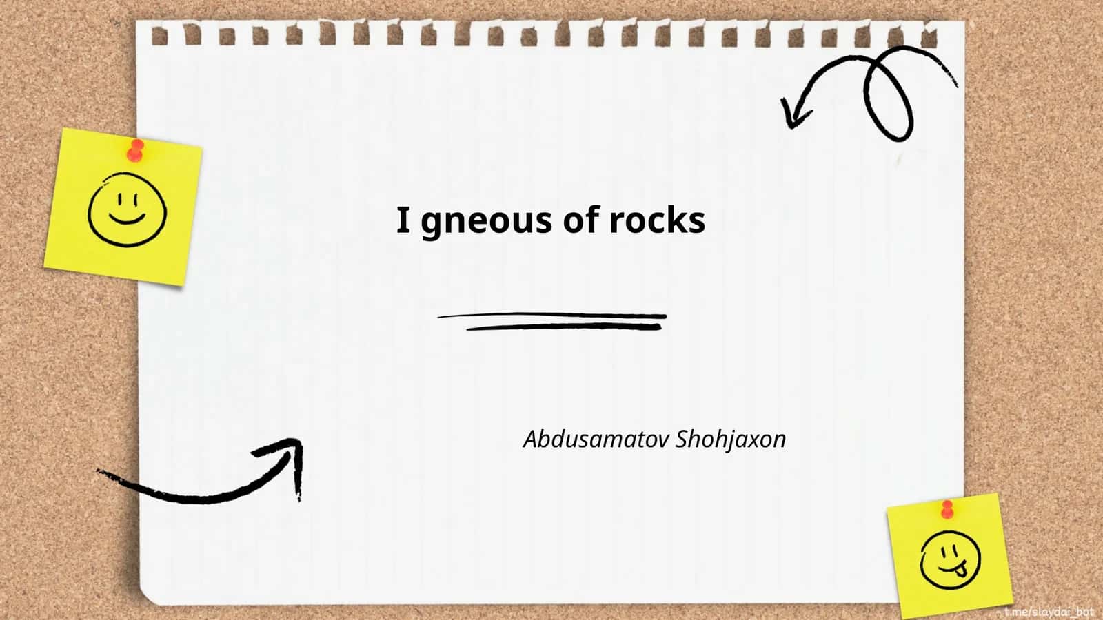 Igneous of rocks