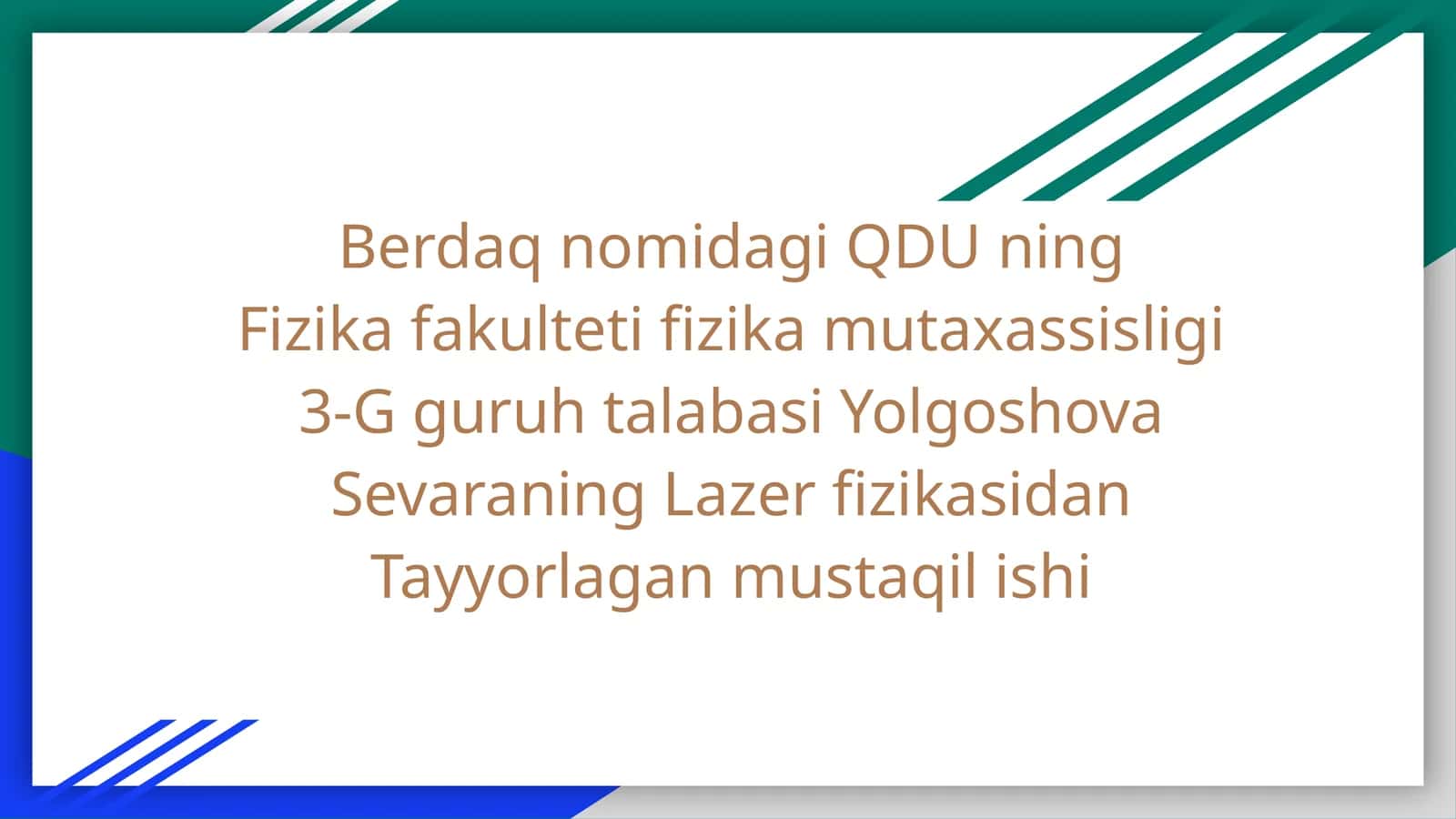 Chiziqli bo'lmagan optikalik qurilmalar