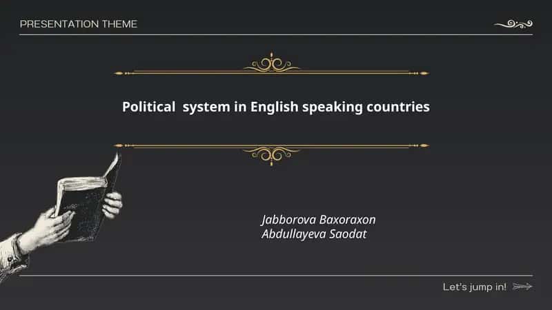 Political system in English speaking countries