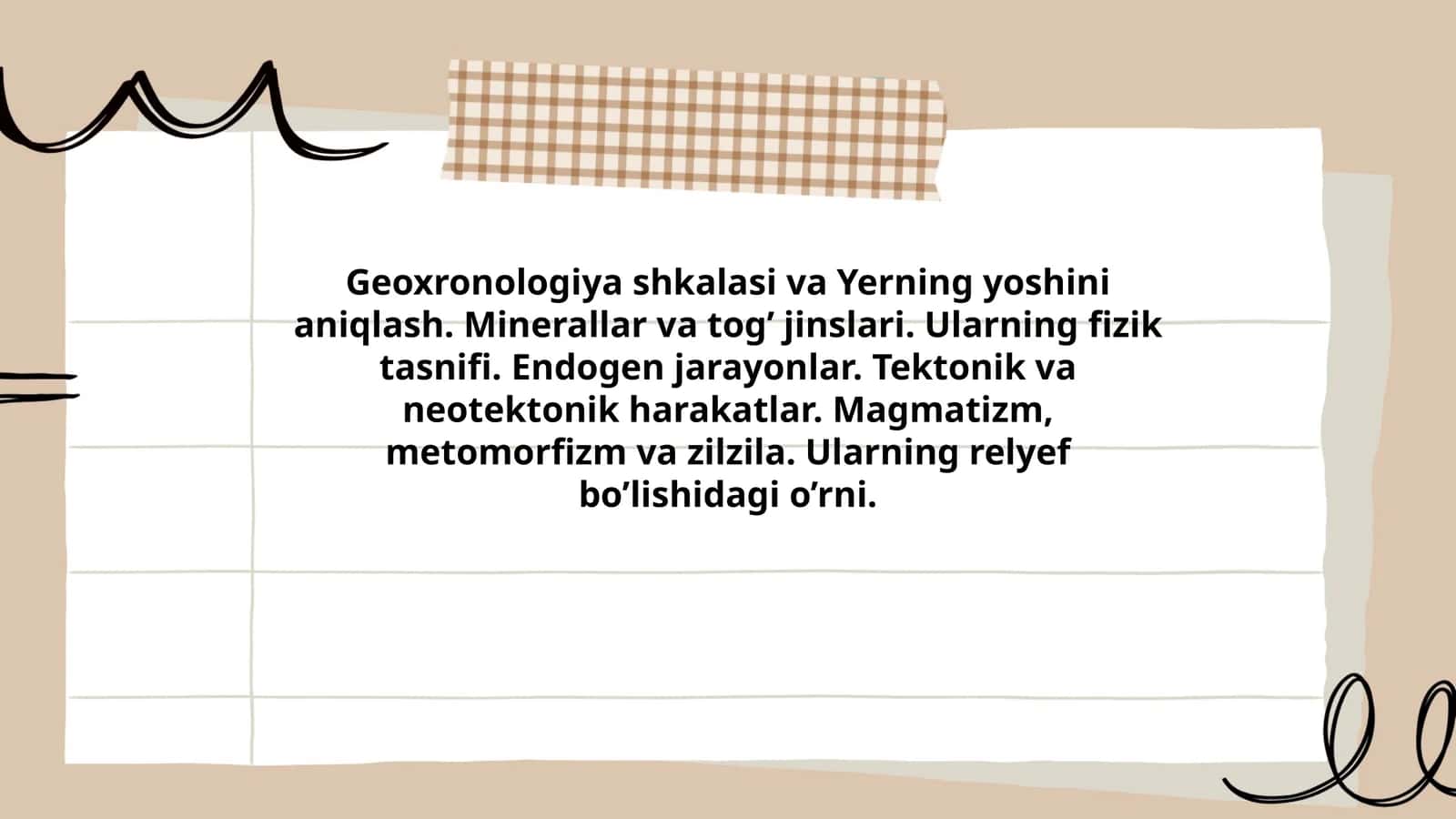 Geoxronologiya shkalasi va Yerning yoshini aniqlash