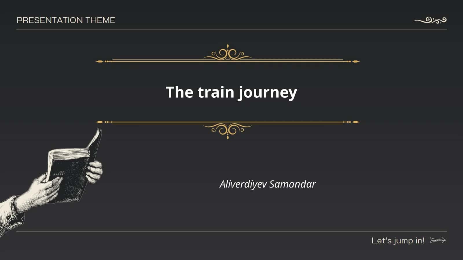The train journey