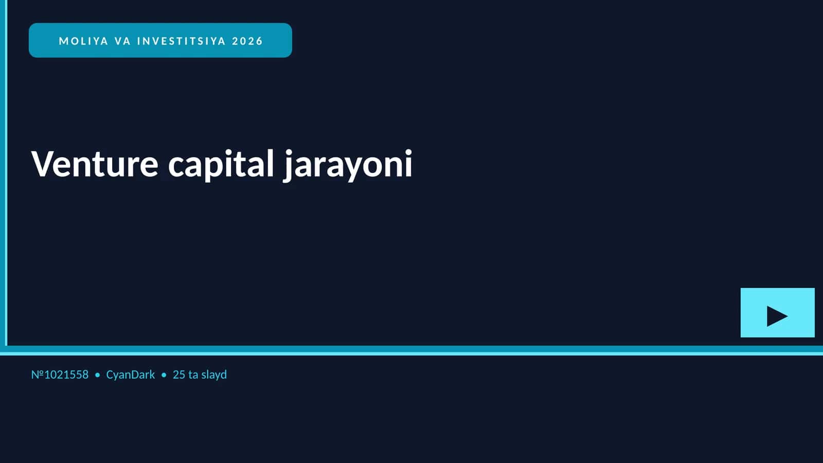 MOLIYA VA INVESTITSIYA 2026